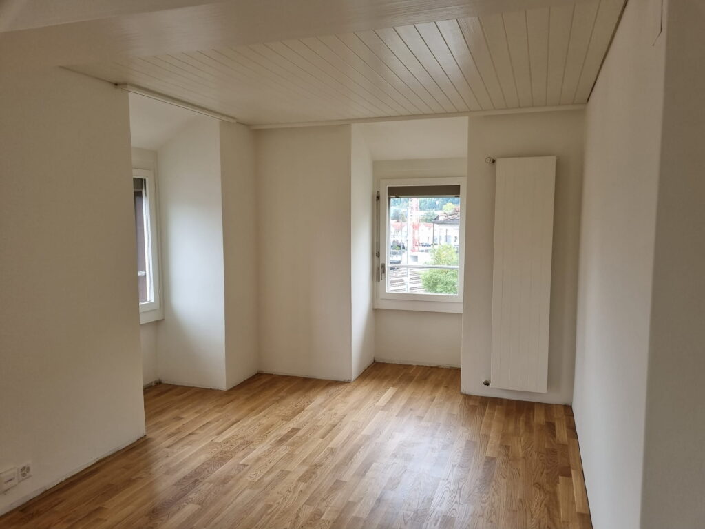 Wohnung gestrichen bei Komplettsanierung