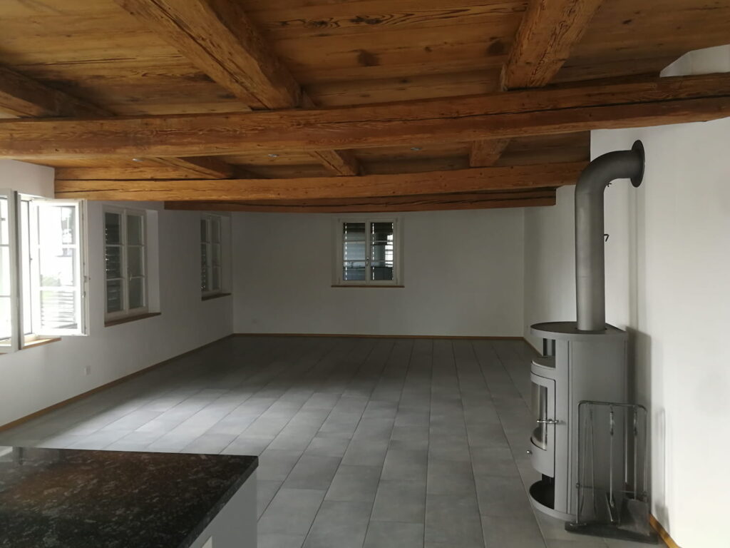 Anstrich vor Neubezug